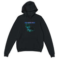 Individual Feline Character Hoodie black colorway