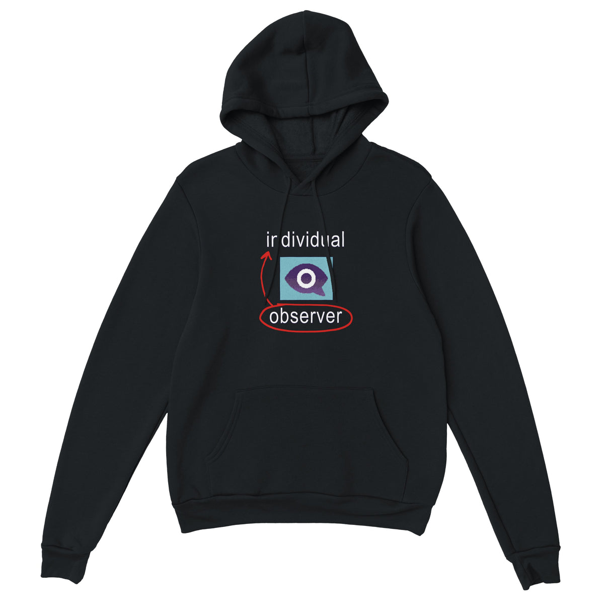 Individual Observer Pen Tool Hoodie black colorway