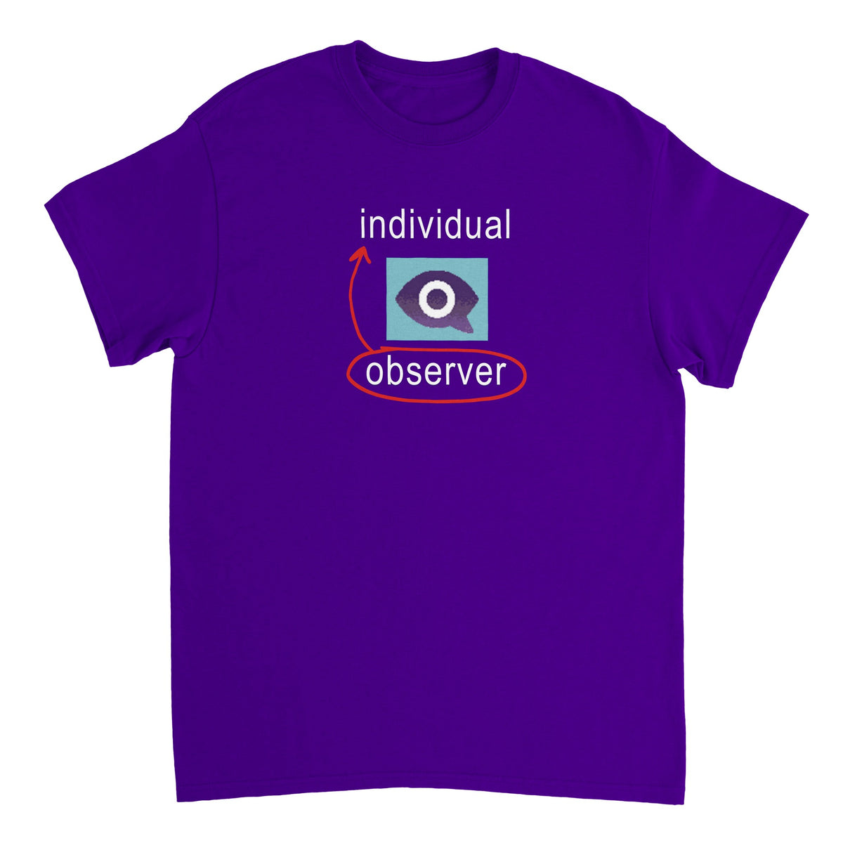 Individual Observer Pen Tool Tee purple colorway